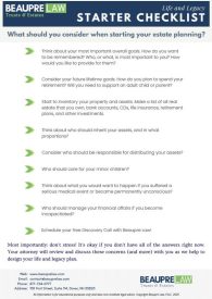 Image representing the free Starter Checklist available for download